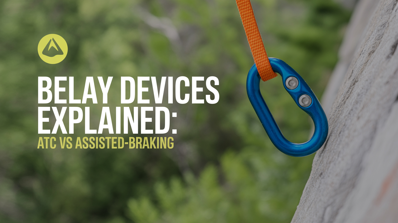 Belay Devices Explained: ATC vs Assisted-Braking