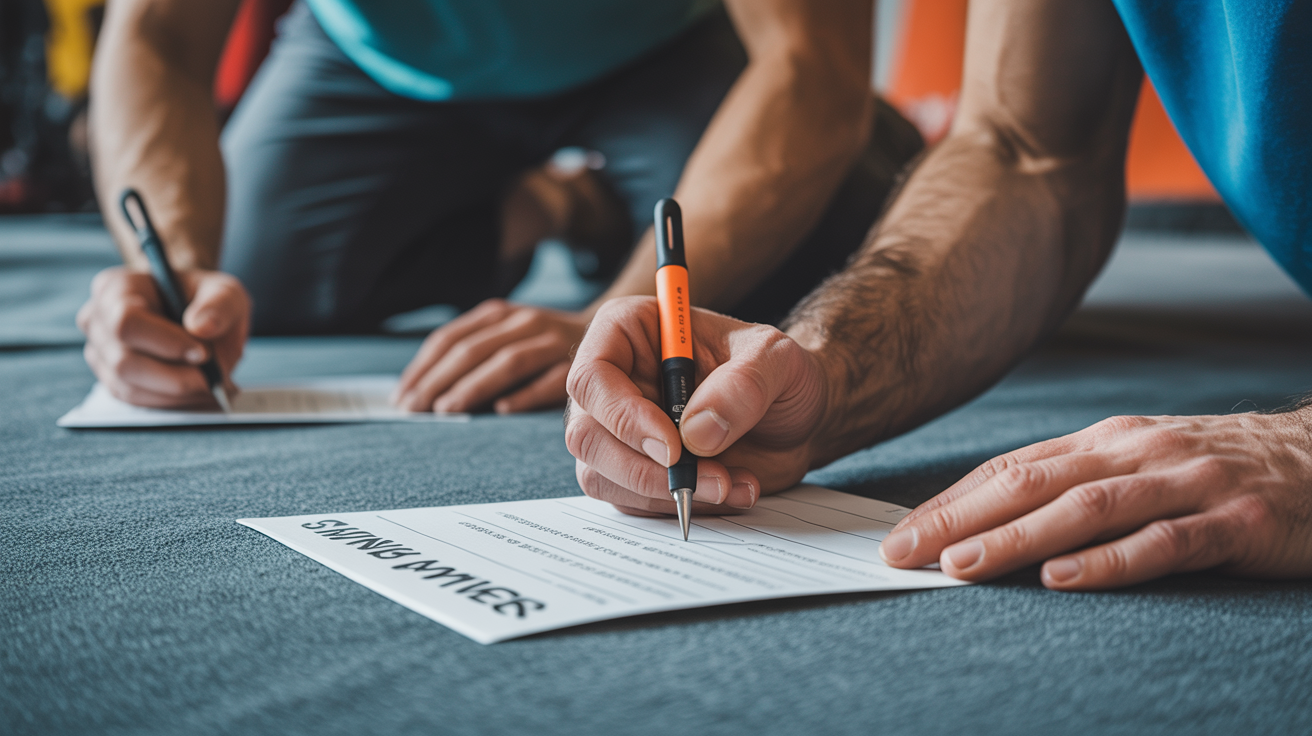Signing the Waiver